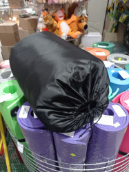 Спальный мешок двухслойный с капюшоном черный - фото