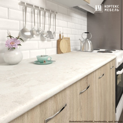 Столешница кухонная  1100х600х26 (Королевский опал) - фото