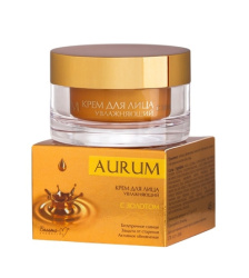 Б ЗОЛОТО Крем  д/ЛИЦА УВЛАЖ. с золотом 45г - фото