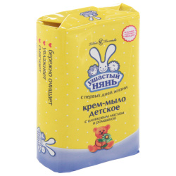 Крем-мыло дет с оливк маслом и ромашкой 