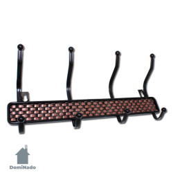 Вешалка на 4 кр.из стали с хром.покр.Арт.B-4 - фото