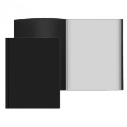 Папка  А4 Attomex, 500 мкм,черная, арт.3101404 - фото