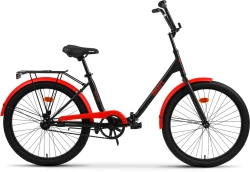 Велосипед AIST Smart 24 1.1/24//черно-красный/2022 - фото