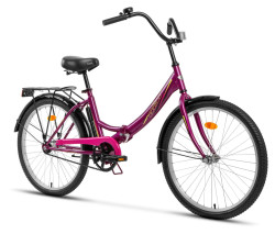 Велосипед AIST Smart 24 1.0/24//фиолетовый/2022 - фото
