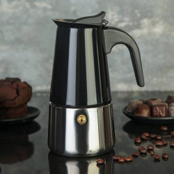 BY1-400 Кофеварка гейзерная на 4 чашки - фото