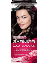 Garnier Color sensation крем-краска 3.11 Пепельный черный - фото