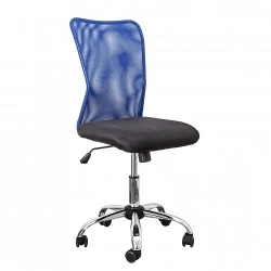 Кресло поворотное ARTUR, (синий+черный) ХН-6146 - фото