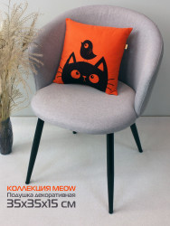 Подушка дек.MEOW. BIRD 35*35*15 арт. 62-165 - фото