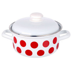 С-1512 АП2/4 Кастрюля 3,0 л Горох красный - фото