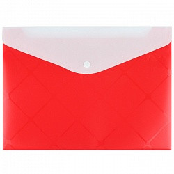 Папка-конверт на кн. А4  Diamond красная DV-0377D-RD - фото
