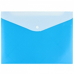 Папка-конверт на кн. А4  Diamond синяя DV-0377D-BL - фото