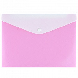 Папка-конверт на кн. А4  Diamond розовая DV-0377D-PN - фото