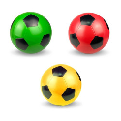 Мяч д. 200мм Футбол (красный,желтый,зеленый, белый) арт. Р2-200 - фото