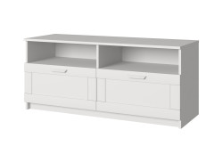 Скаген, Тумба RTV 2S2N. Цвет БЕЛЫЙ - фото