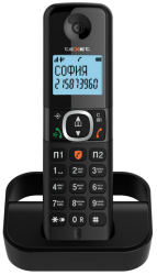 Бесшнуровой телефонный аппарат teXet TX-D5605A белый-серый - фото