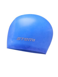 Шапочка д/плавания Atemi, силикон (массаж.), ярко-синий, DC505 - фото