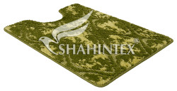 Коврик туалета SHAHINTEX VINTAGE SH V002 60*80 зеленый 52, арт. 897084 - фото