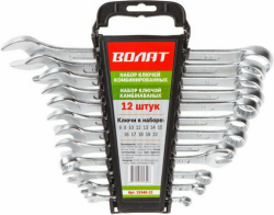Н-р ключей комбинир. 6-22мм 12шт ВОЛАТ, арт.15340-12 - фото
