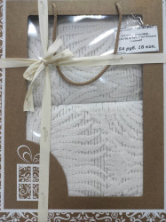 К-Т полотенец махр., арт.3с108.511ж1, 1 1x1 Римини т.синий7 - фото