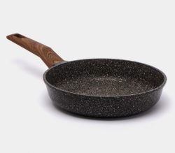 Сковорода-сотейник с а/п без крышки 1024-18 d=24 Линейка Гранит Серия - фото