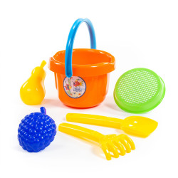 Н-р №417: ведро большое, ситечко, лопатка №31, грабельки №31, формочк - фото