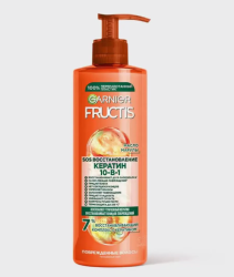 Garnier Fructis крем несмываемый SOS восстановл.Кератин 10 в 1 400мл ( - фото