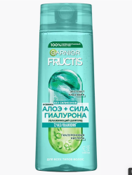 Garnier Fructis шампунь 250мл Алоэ+Сила гиалурона (C7093100 РТ8 KZ) - фото