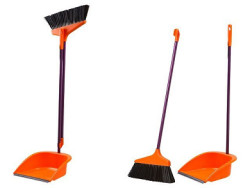 Метла + совок (Ленивка)  Быстро-чисто арт.43-005801 - фото