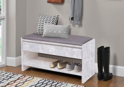 Скамья ВА-012.10 L, GREY, Бетон - фото