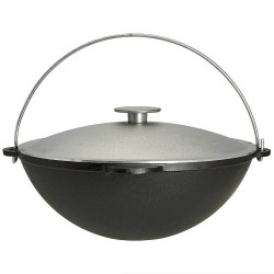 Казан чугунный походный татарский 8л Туризм д360 1608-6 - фото