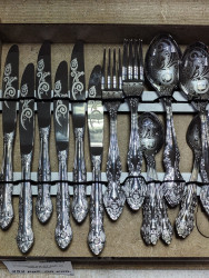 Столовый н-р СТ-24Н из нерж.стали - фото