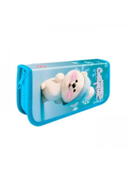 Пенал 1отд. 190*115мм  Северный мишка с отк.пл., ПО-04 - фото