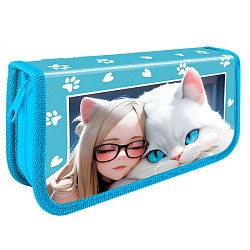 35. Пенал 1отдел. 190*115мм  Нежная дружба ПО-04 - фото