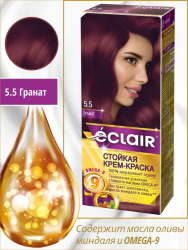 тон 5.5 ГРАНАТ Крем-краска д/волос с OMEGA 9  