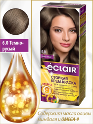 тон 6.0 ТЕМНО РУСЫЙ Крем-краска д/волос с OMEGA 9  
