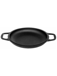 Крышка-сковорода чугун. порционная с двумя ручками д.220 0022-4 - фото