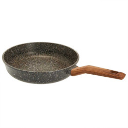 Сковорода-сотейник с а/п без крышки 1026-18 d=26 Линейка Гранит Серия - фото