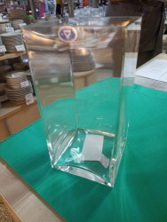 6360, Ваза д.цветов в.200, 100/1-гладь,хол.отр., -,БС - фото