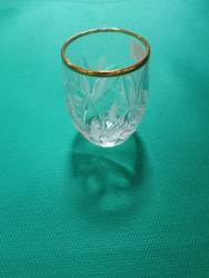 5108, Н-р стаканов д.вина отв.зол, 900/42-камыши, 50 г,ХР - фото