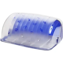 ИК 03110000 Хлебница Санти (синий полупрозрачный) - фото