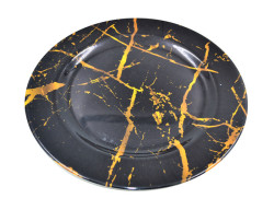 Поднос пластик  (30 см) (107022) круглая - фото