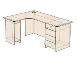 Стол комп.СКУ-01(1) 900*900*740 - фото