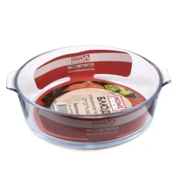 БЛЮДО стекл.круглое 23*21*6 см/1, 6 л (арт. LHP-YP1.6L) - фото