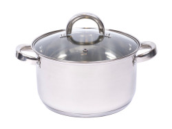 КАСТРЮЛЯ мет.со стекл.крышкой 5, 8 л/24 см (арт. GS-01211-24CA-2) - фото