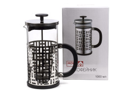 КОФЕЙНИК С ПРЕССОМ  1 л (арт. WY-S038A-1000) - фото