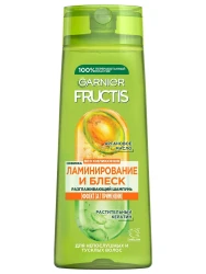 Garnier Fructis шампунь 250мл разглаж. Ламинирование и Блеск (П1-Пр1) - фото