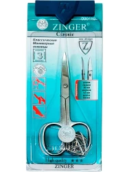 Zinger ножницы д/ногтей изогнутые сер В-102 S-SH-IS - фото