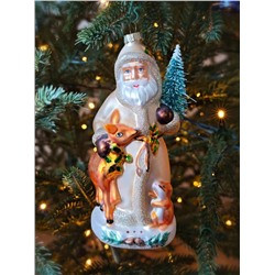 Елочная игрушка стекл.декор. 