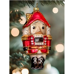 Елочная игрушка стекл.декор. 