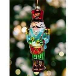 Елочная игрушка стекл.декор. 